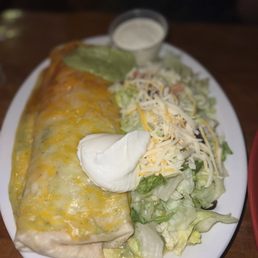 Mexico Restaurant signature dishes Grande BurritoMexico BurritoTaco Salad